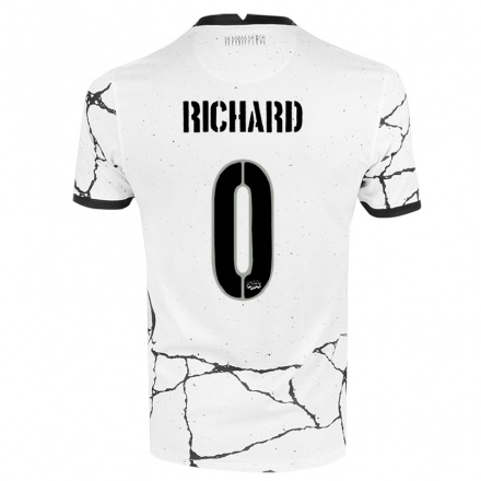 Kinder Fußball Richard #0 Weiß Heimtrikot Trikot 2021/22 T-shirt