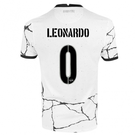 Kinder Fußball Anderson Leonardo #0 Weiß Heimtrikot Trikot 2021/22 T-Shirt