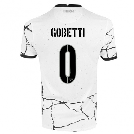 Kinder Fußball Alan Gobetti #0 Weiß Heimtrikot Trikot 2021/22 T-shirt