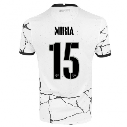 Kinder Fußball Miria #15 Weiß Heimtrikot Trikot 2021/22 T-Shirt