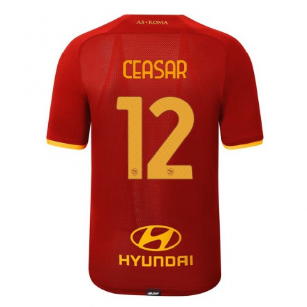 Kinder Fußball Camelia Ceasar #12 Rot Heimtrikot Trikot 2021/22 T-Shirt