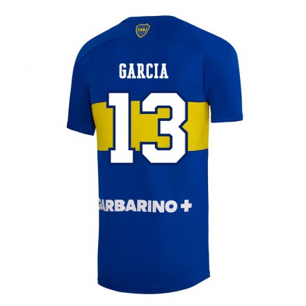Kinder Fußball Javier Garcia #13 Königsblau Heimtrikot Trikot 2021/22 T-Shirt