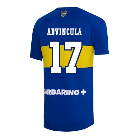 Kinder Fußball Luis Advincula #17 Königsblau Heimtrikot Trikot 2021/22 T-Shirt