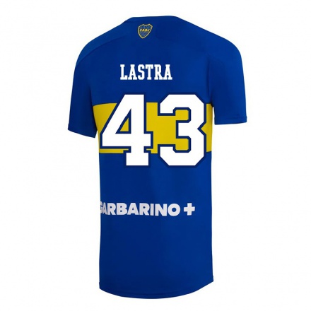 Kinder Fußball Agustin Lastra #43 Königsblau Heimtrikot Trikot 2021/22 T-Shirt