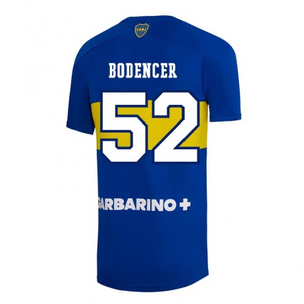 Kinder Fußball Erik Bodencer #52 Königsblau Heimtrikot Trikot 2021/22 T-Shirt