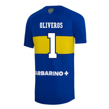Kinder Fußball Laurina Oliveros #1 Königsblau Heimtrikot Trikot 2021/22 T-Shirt