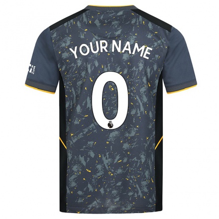 Kinder Fußball Dein Name #0 Grad Auswärtstrikot Trikot 2021/22 T-Shirt