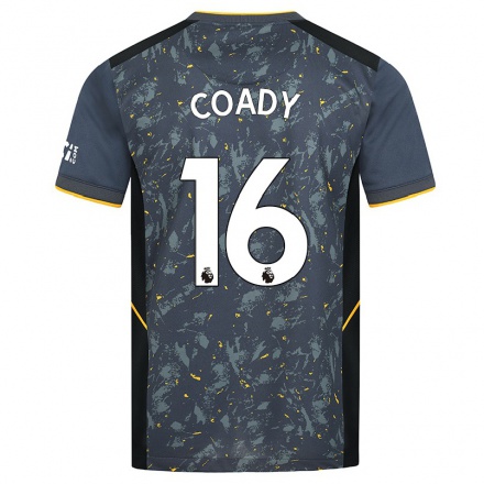 Kinder Fußball Conor Coady #16 Grad Auswärtstrikot Trikot 2021/22 T-Shirt