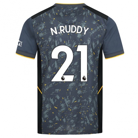 Kinder Fußball John Ruddy #21 Grad Auswärtstrikot Trikot 2021/22 T-Shirt