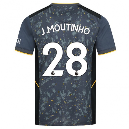 Kinder Fußball Joao Moutinho #28 Grad Auswärtstrikot Trikot 2021/22 T-Shirt