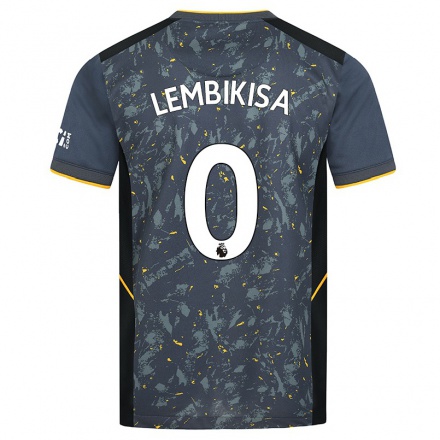 Kinder Fußball Dexter Lembikisa #0 Grad Auswärtstrikot Trikot 2021/22 T-Shirt