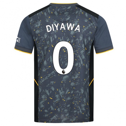 Kinder Fußball Aaron Keto-Diyawa #0 Grad Auswärtstrikot Trikot 2021/22 T-Shirt