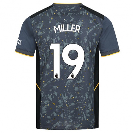 Kinder Fußball Alisha Miller #19 Grad Auswärtstrikot Trikot 2021/22 T-Shirt