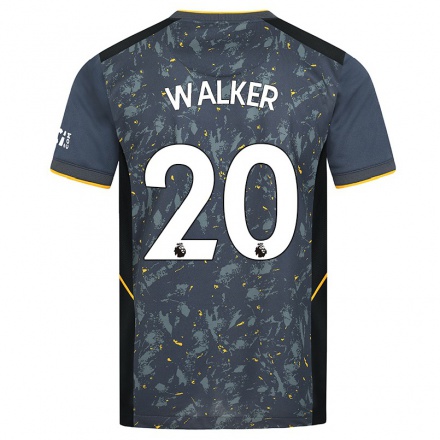 Kinder Fußball Lowri Walker #20 Grad Auswärtstrikot Trikot 2021/22 T-Shirt