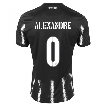 Kinder Fußball Matheus Alexandre #0 Schwarz Auswärtstrikot Trikot 2021/22 T-Shirt