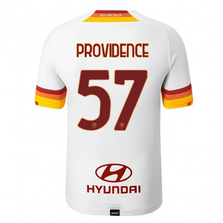 Kinder Fußball Ruben Providence #57 Weiß Auswärtstrikot Trikot 2021/22 T-shirt