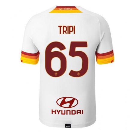 Kinder Fußball Filippo Tripi #65 Weiß Auswärtstrikot Trikot 2021/22 T-Shirt
