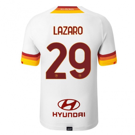 Kinder Fußball Paloma Lazaro #29 Weiß Auswärtstrikot Trikot 2021/22 T-Shirt