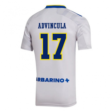 Kinder Fußball Luis Advincula #17 Grau Auswärtstrikot Trikot 2021/22 T-Shirt