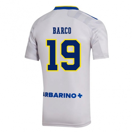 Kinder Fußball Valentin Barco #19 Grau Auswärtstrikot Trikot 2021/22 T-Shirt