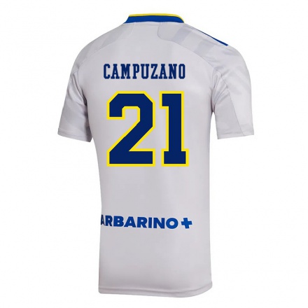 Kinder Fußball Jorman Campuzano #21 Grau Auswärtstrikot Trikot 2021/22 T-Shirt
