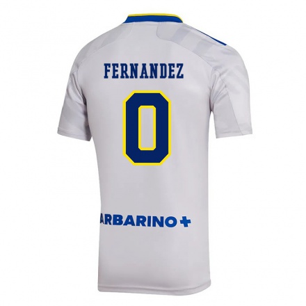 Kinder Fußball Ezequiel Fernandez #0 Grau Auswärtstrikot Trikot 2021/22 T-Shirt