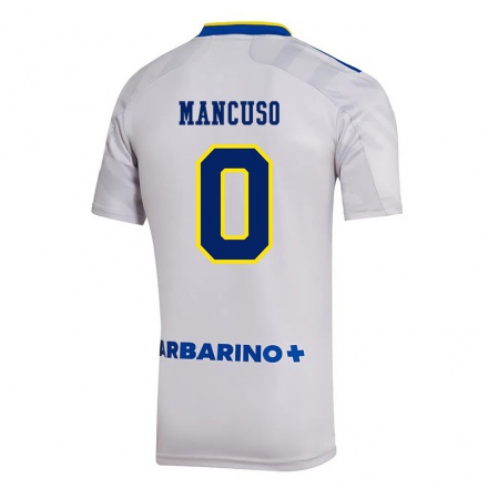 Kinder Fußball Eros Mancuso #0 Grau Auswärtstrikot Trikot 2021/22 T-Shirt