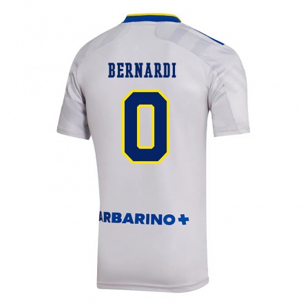 Kinder Fußball Balthazar Bernardi #0 Grau Auswärtstrikot Trikot 2021/22 T-Shirt