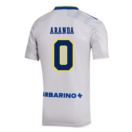 Kinder Fußball Gabriel Aranda #0 Grau Auswärtstrikot Trikot 2021/22 T-Shirt