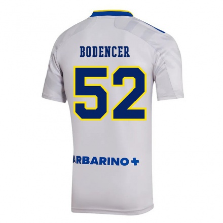 Kinder Fußball Erik Bodencer #52 Grau Auswärtstrikot Trikot 2021/22 T-Shirt