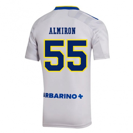 Kinder Fußball Ezequiel Almiron #55 Grau Auswärtstrikot Trikot 2021/22 T-Shirt