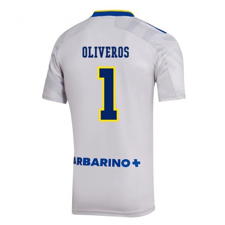 Kinder Fußball Laurina Oliveros #1 Grau Auswärtstrikot Trikot 2021/22 T-Shirt