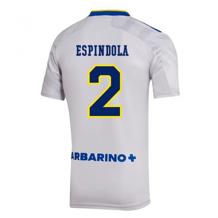 Kinder Fußball Noelia Espindola #2 Grau Auswärtstrikot Trikot 2021/22 T-Shirt