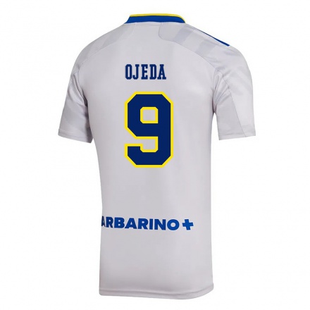 Kinder Fußball Andrea Ojeda #9 Grau Auswärtstrikot Trikot 2021/22 T-Shirt