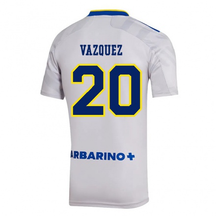 Kinder Fußball Constanza Vazquez #20 Grau Auswärtstrikot Trikot 2021/22 T-Shirt