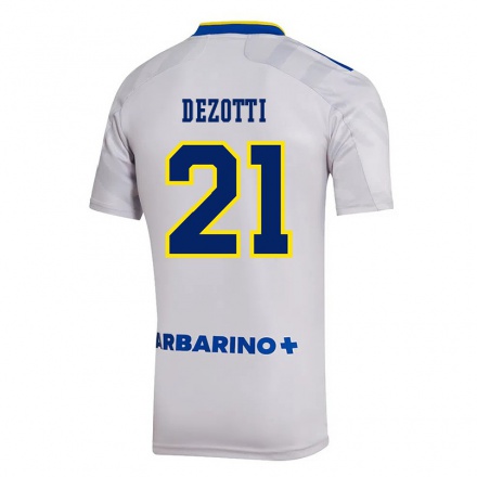 Kinder Fußball Martina Dezotti #21 Grau Auswärtstrikot Trikot 2021/22 T-Shirt