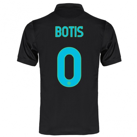 Kinder Fußball Nikolaos Botis #0 Schwarz Ausweichtrikot Trikot 2021/22 T-Shirt