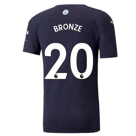 Kinder Fußball Lucy Bronze #20 Dunkelblau Ausweichtrikot Trikot 2021/22 T-shirt