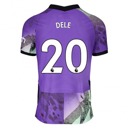 Kinder Fußball Dele Alli #20 Violett Ausweichtrikot Trikot 2021/22 T-Shirt