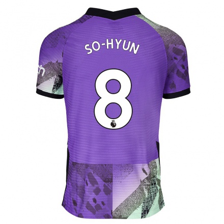 Kinder Fußball Cho So-hyun #8 Violett Ausweichtrikot Trikot 2021/22 T-Shirt