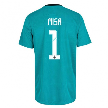 Kinder Fußball Misa #1 Hellgrun Ausweichtrikot Trikot 2021/22 T-shirt