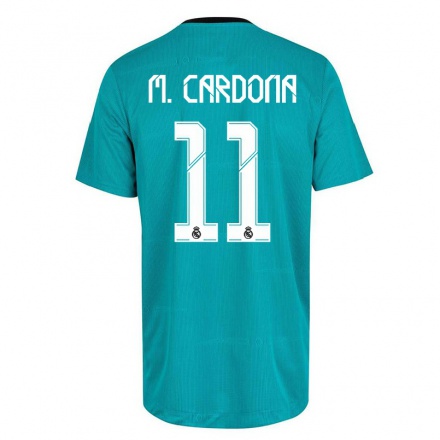 Kinder Fußball Marta Cardona #11 Hellgrun Ausweichtrikot Trikot 2021/22 T-Shirt