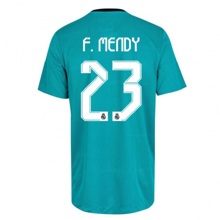 Kinder Fußball Ferland Mendy #23 Hellgrun Ausweichtrikot Trikot 2021/22 T-Shirt