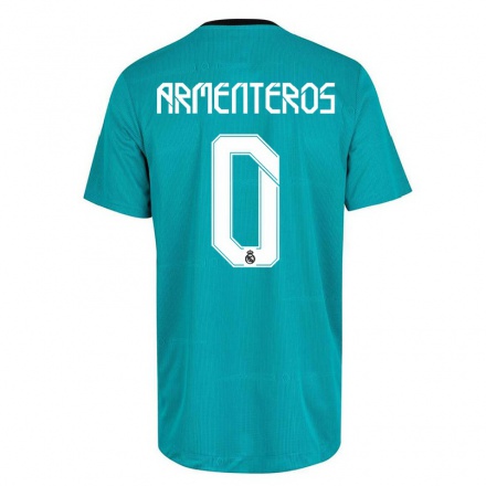 Kinder Fußball Isma Armenteros #0 Hellgrun Ausweichtrikot Trikot 2021/22 T-Shirt