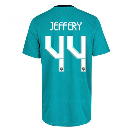 Kinder Fußball Taylor Jeffery #44 Hellgrun Ausweichtrikot Trikot 2021/22 T-Shirt