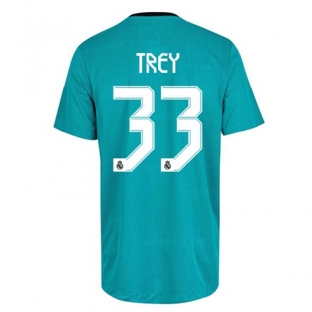 Kinder Fußball Thompkins Trey #33 Hellgrun Ausweichtrikot Trikot 2021/22 T-shirt