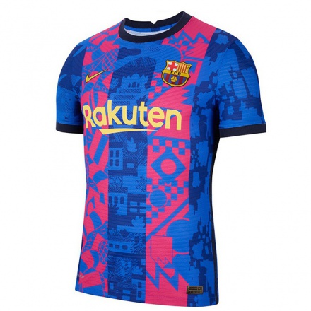 Kinder Fußball Ilaix Moriba #30 Blaue Rose Ausweichtrikot Trikot 2021/22 T-shirt