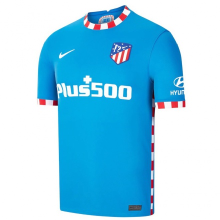 Kinder Fußball Francisco Montero #0 Blau Ausweichtrikot Trikot 2021/22 T-shirt