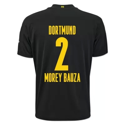 Kinder Fußball Mateu Morey #2 Auswärtstrikot Schwarz Trikot 2020/21 Hemd