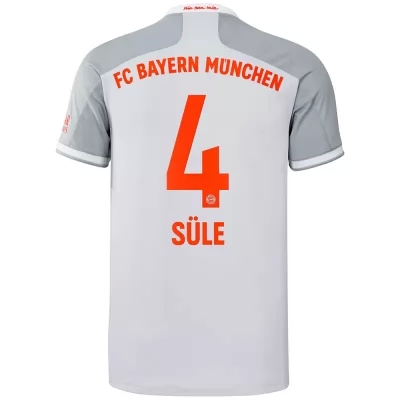 Kinder Fußball Niklas Sule #4 Auswärtstrikot Grau Trikot 2020/21 Hemd